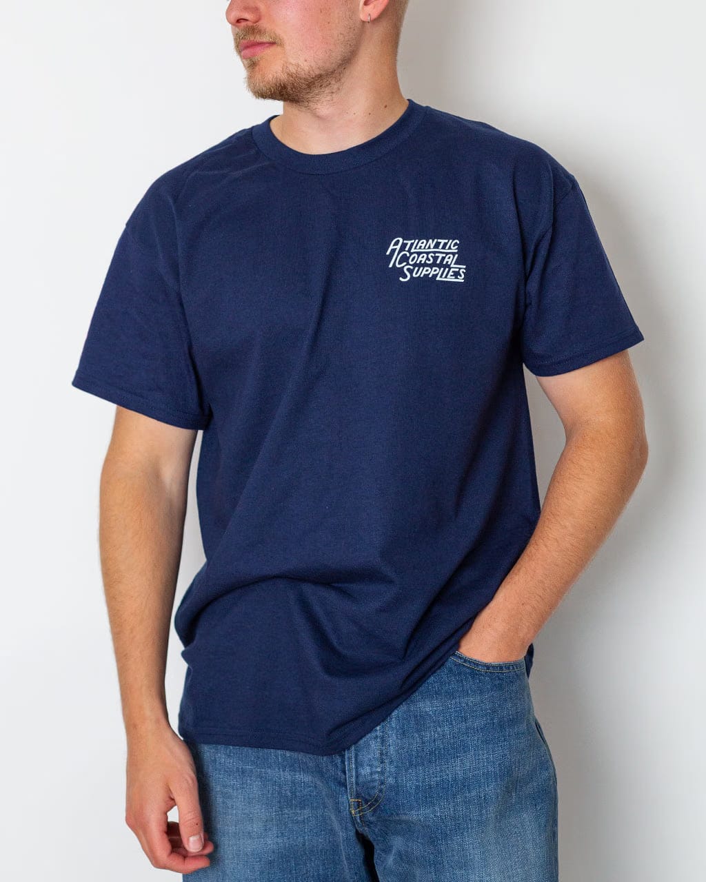 Atlantic Coastal Supplies Standard Tee - Navy