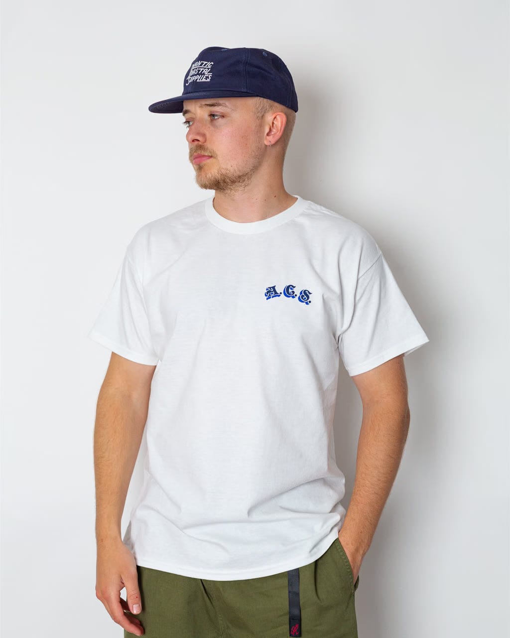 Atlantic Coastal Supplies Mackerel Tee - White