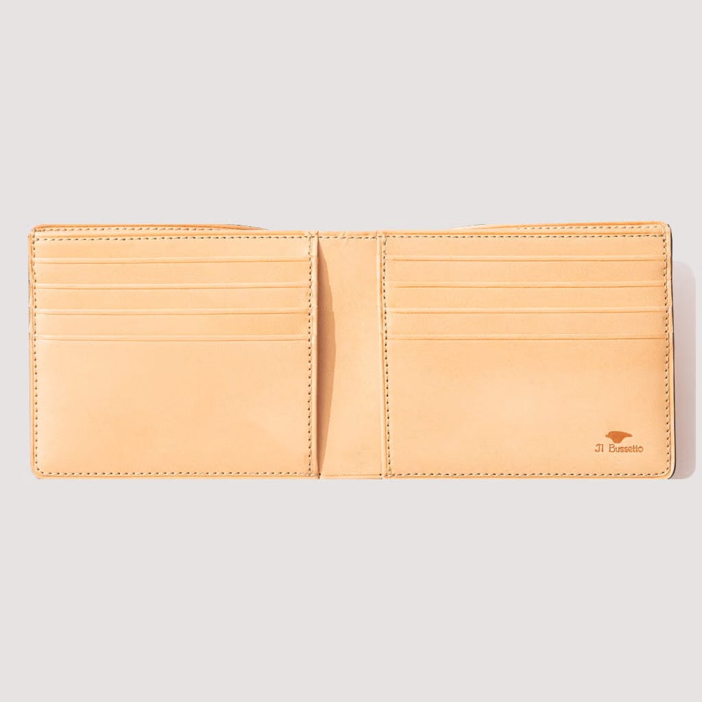 Il Bussetto Bi-Fold Wallet - Dark Navy
