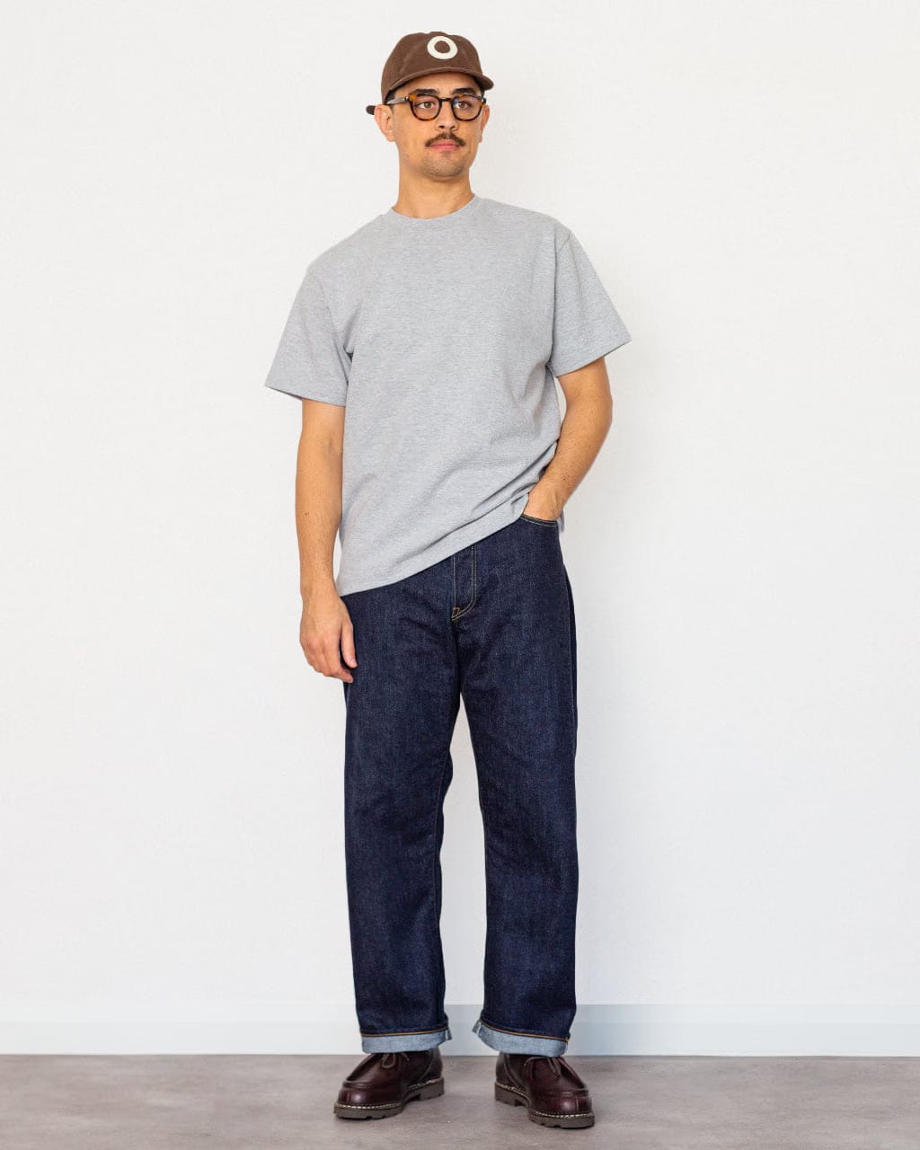 Power Goods Super Weight Tee - Heather Grey