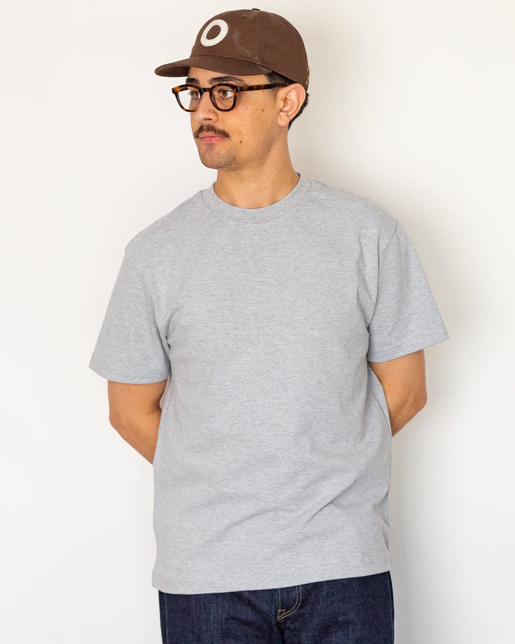 Power Goods Super Weight Tee - Heather Grey