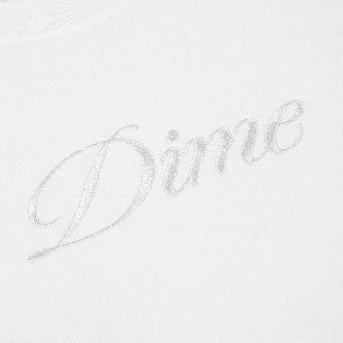 Dime Cursive T-Shirt White