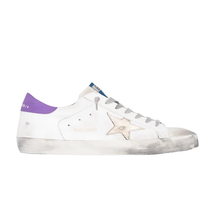 Golden Goose Superstar White Purple