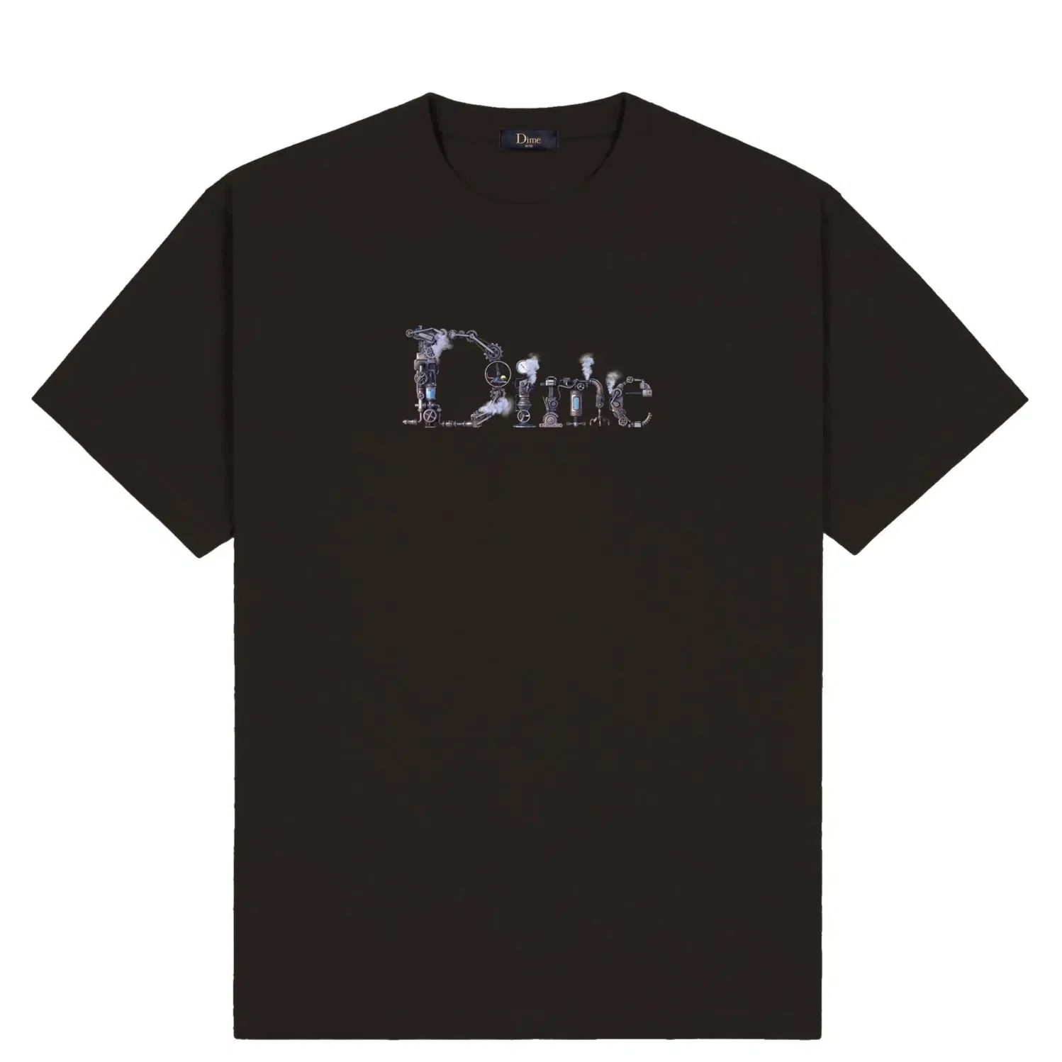 Dime Classic Steampunk T-Shirt Vintage Black