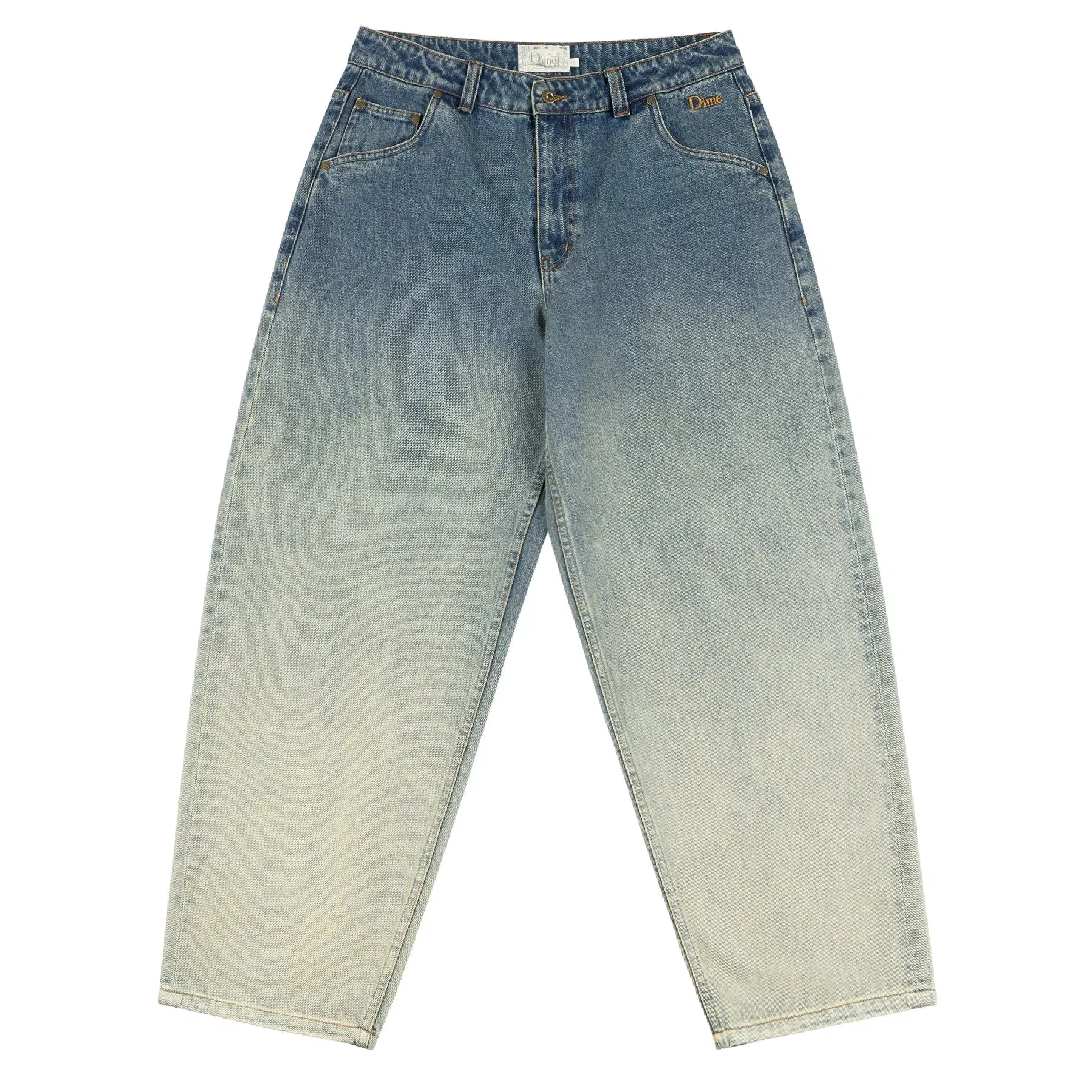 Dime Classic Baggy Denim Pants Dipped sandblasted indigo