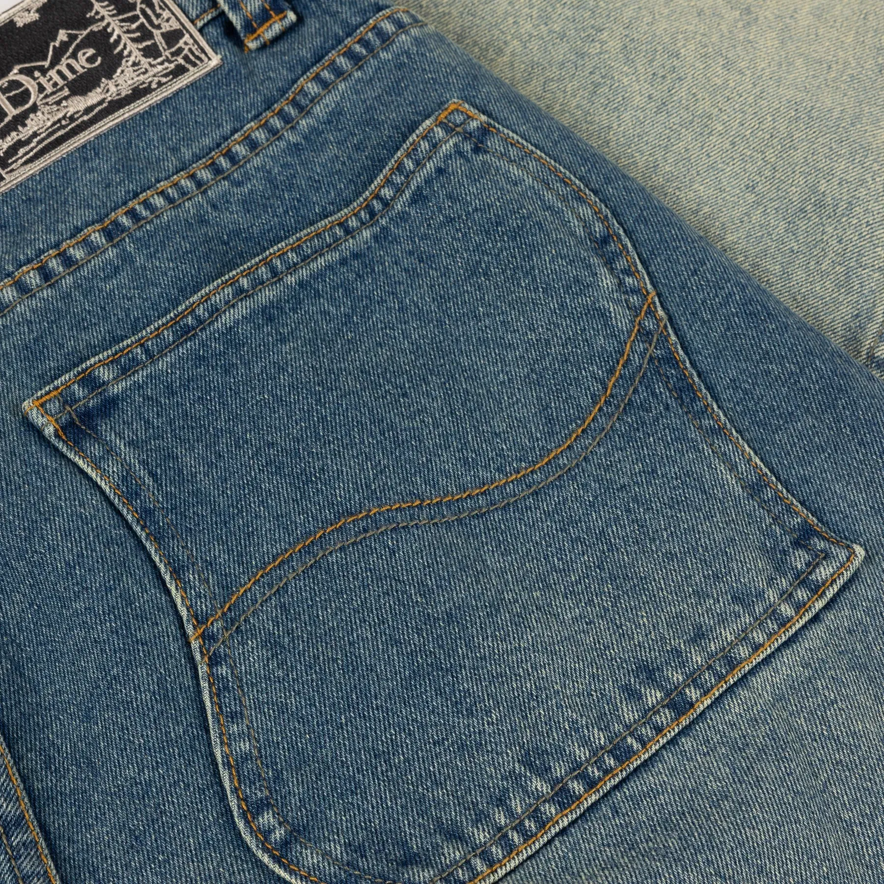 Dime Classic Baggy Denim Pants Dipped sandblasted indigo