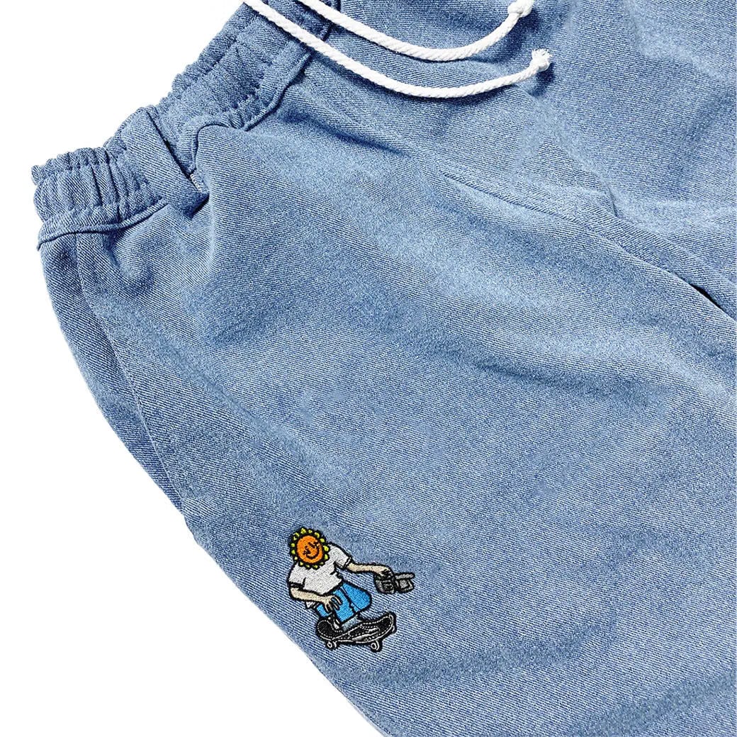 Televisi Star Sunny Filmer Baggy OG Denim Shorts Light Blue