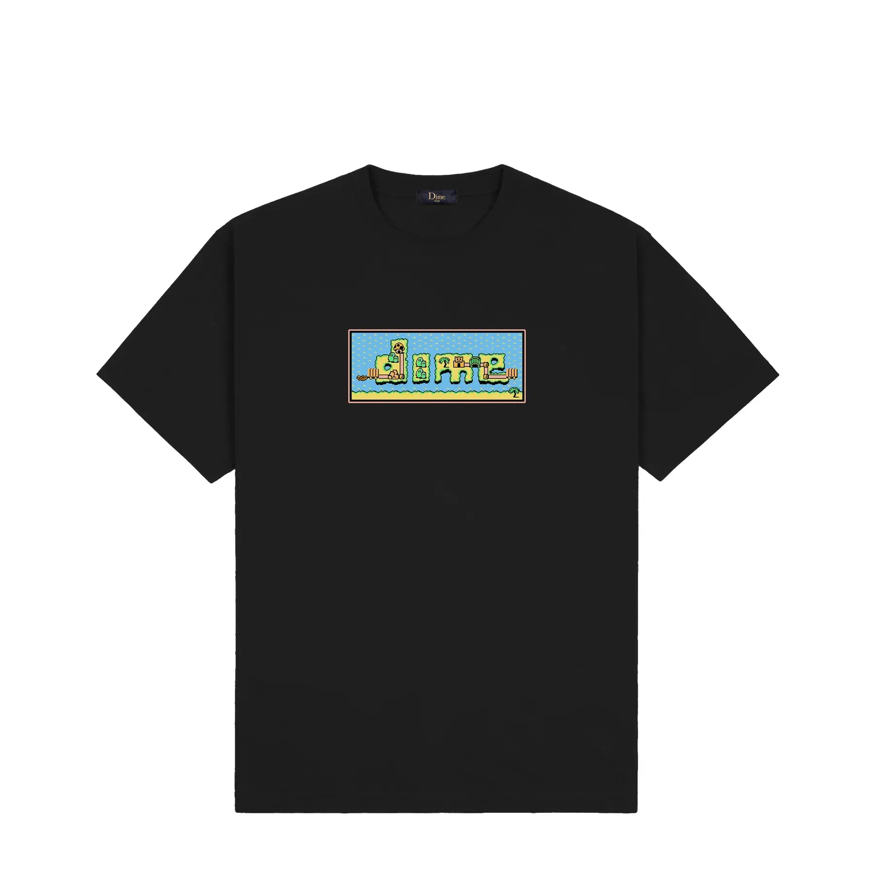Dime World T-Shirt Multi Black