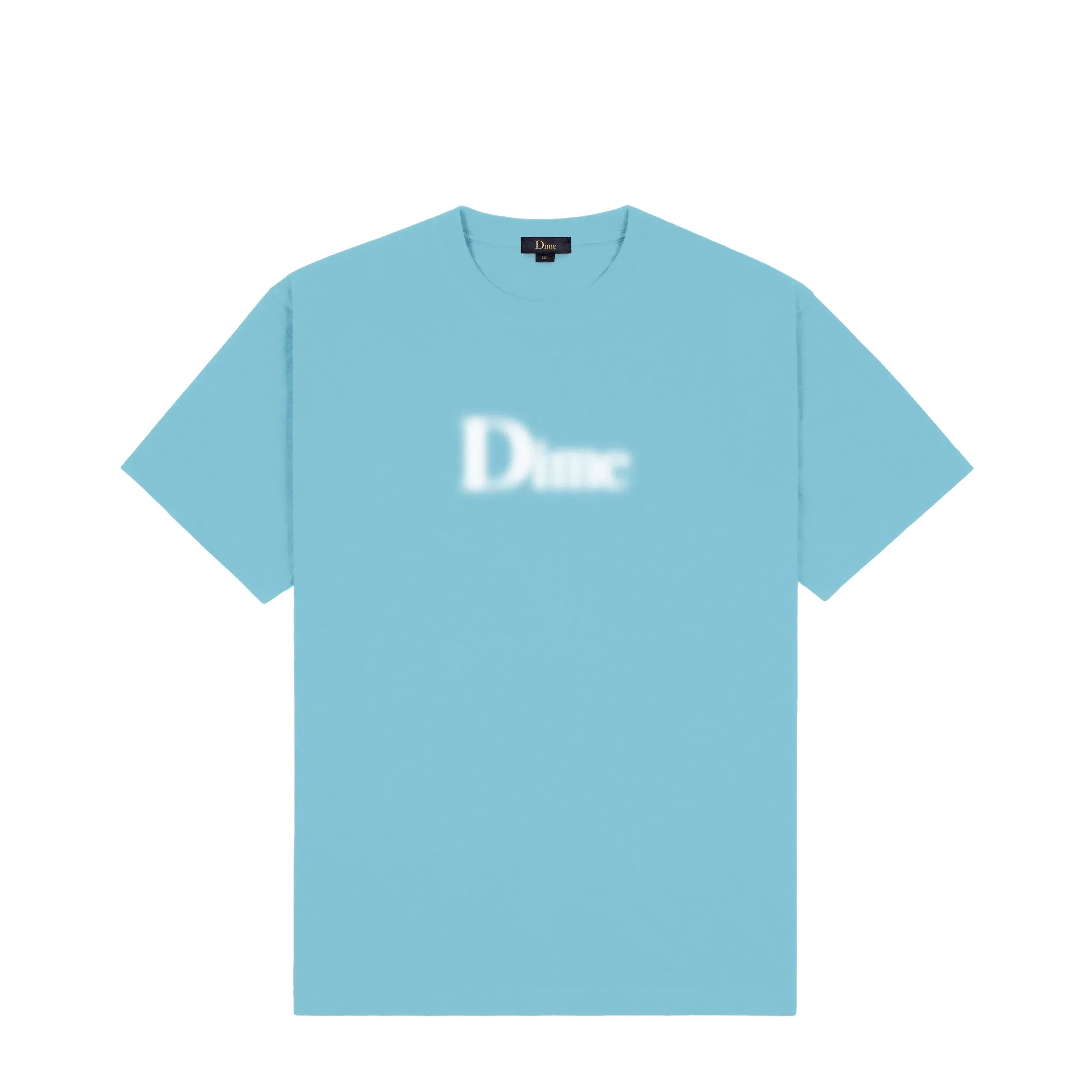 Dime Classic Blurry T-Shirt Ocean Blue