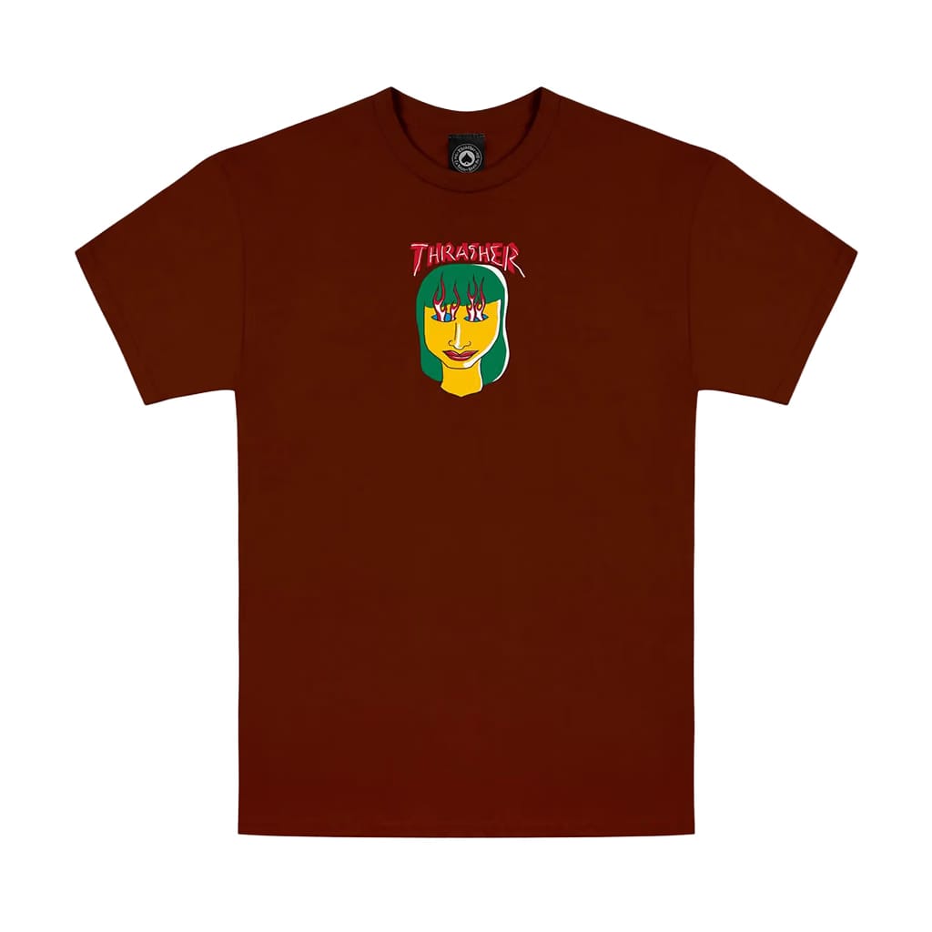Thrasher Talk Shit T-Shirt Maroon
