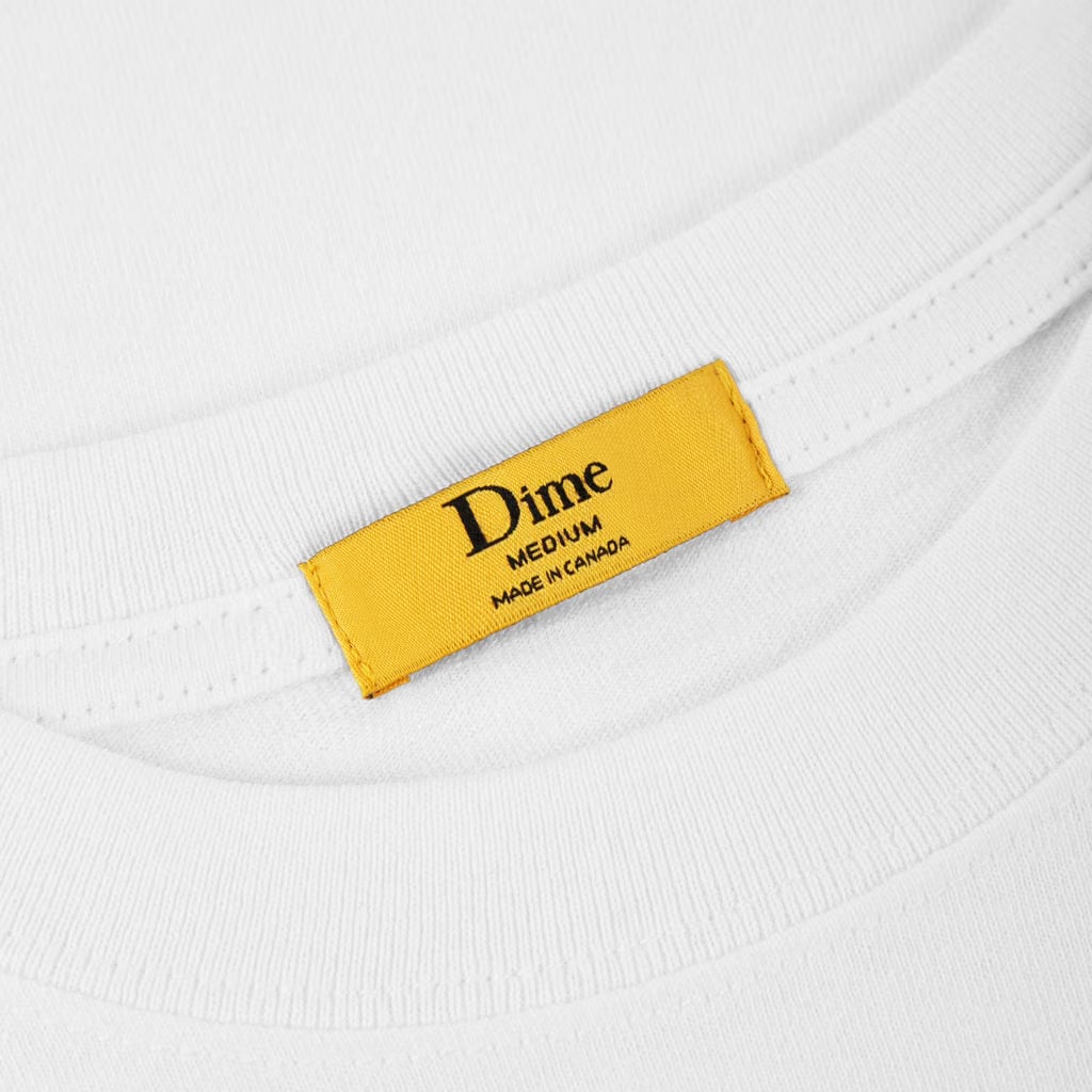 Dime Rebel T-Shirt White/Yellow