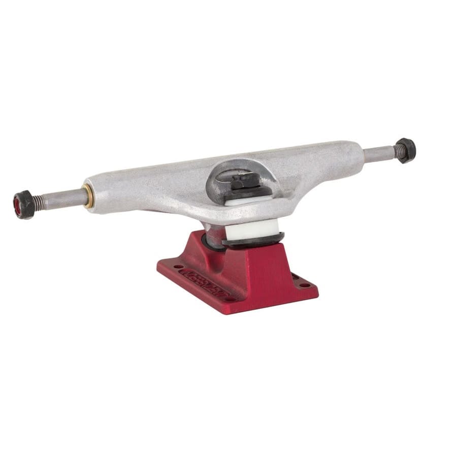 Independent 159 Stage 11 Hollow Delfino Silver Red Standard Skateboard Trucks
