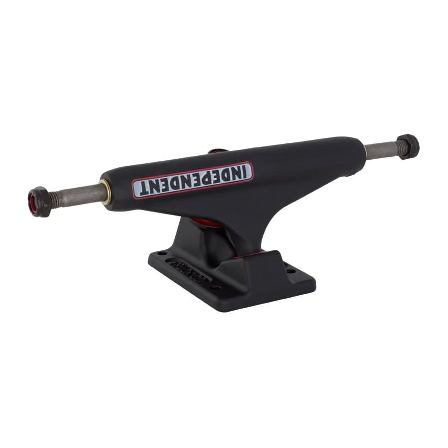Independent 144 Stage 11 Bar Flat Black Standard Skateboard Trucks