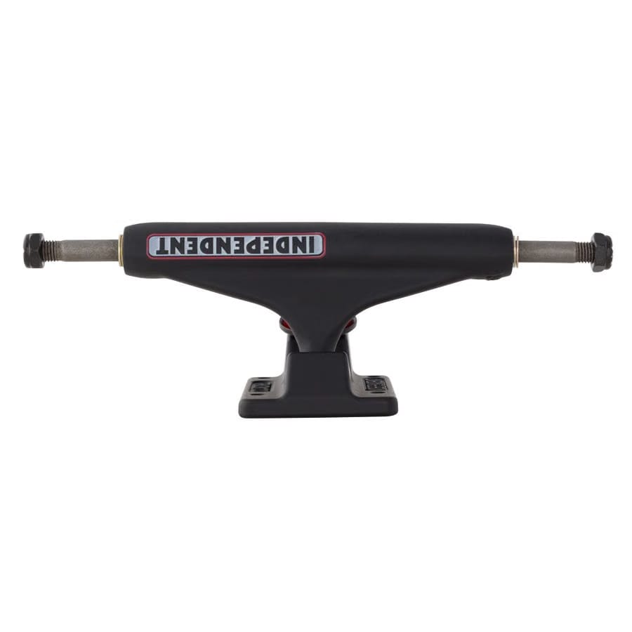 Independent 144 Stage 11 Bar Flat Black Standard Skateboard Trucks