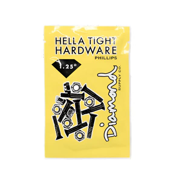 Diamond Supply Co. Diamond Hella Tight Phillips Hardware 1.25" Silver