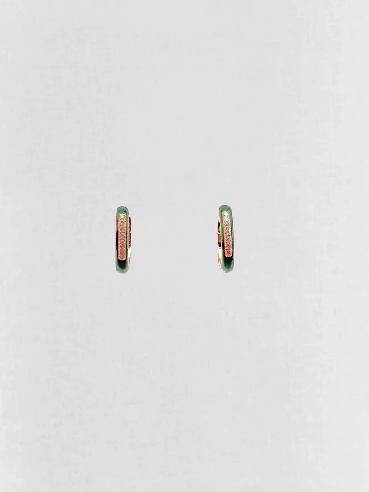 DJULA diamond & enamel Earrings