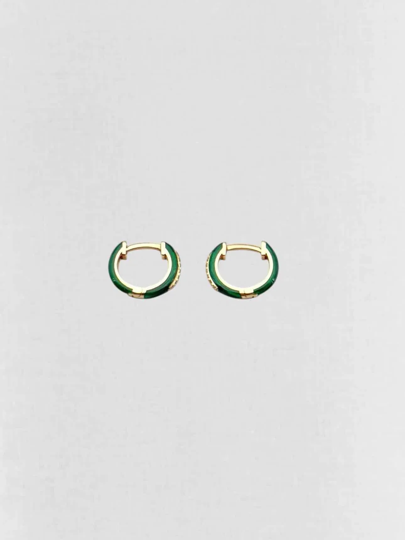 DJULA diamond & enamel Earrings