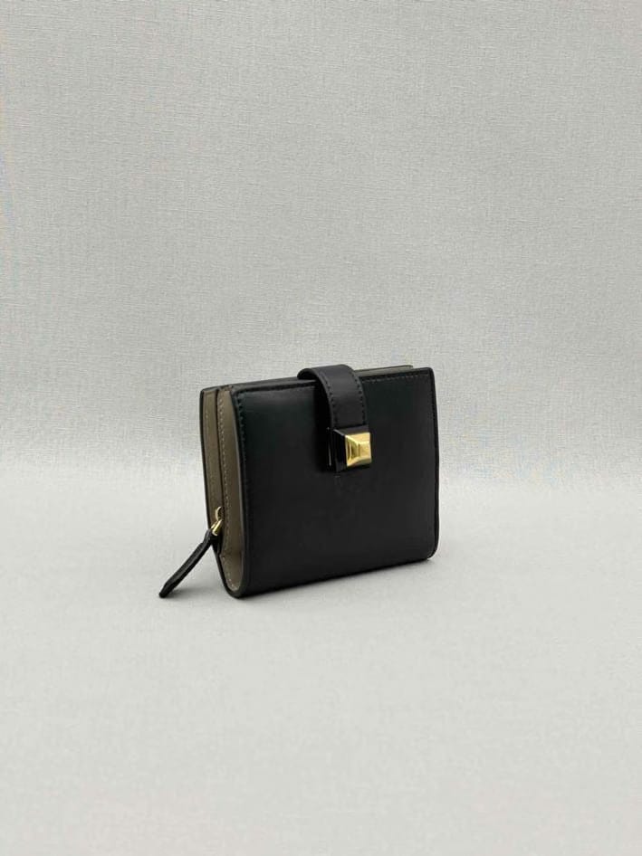 FENDI Black Compact Wallet