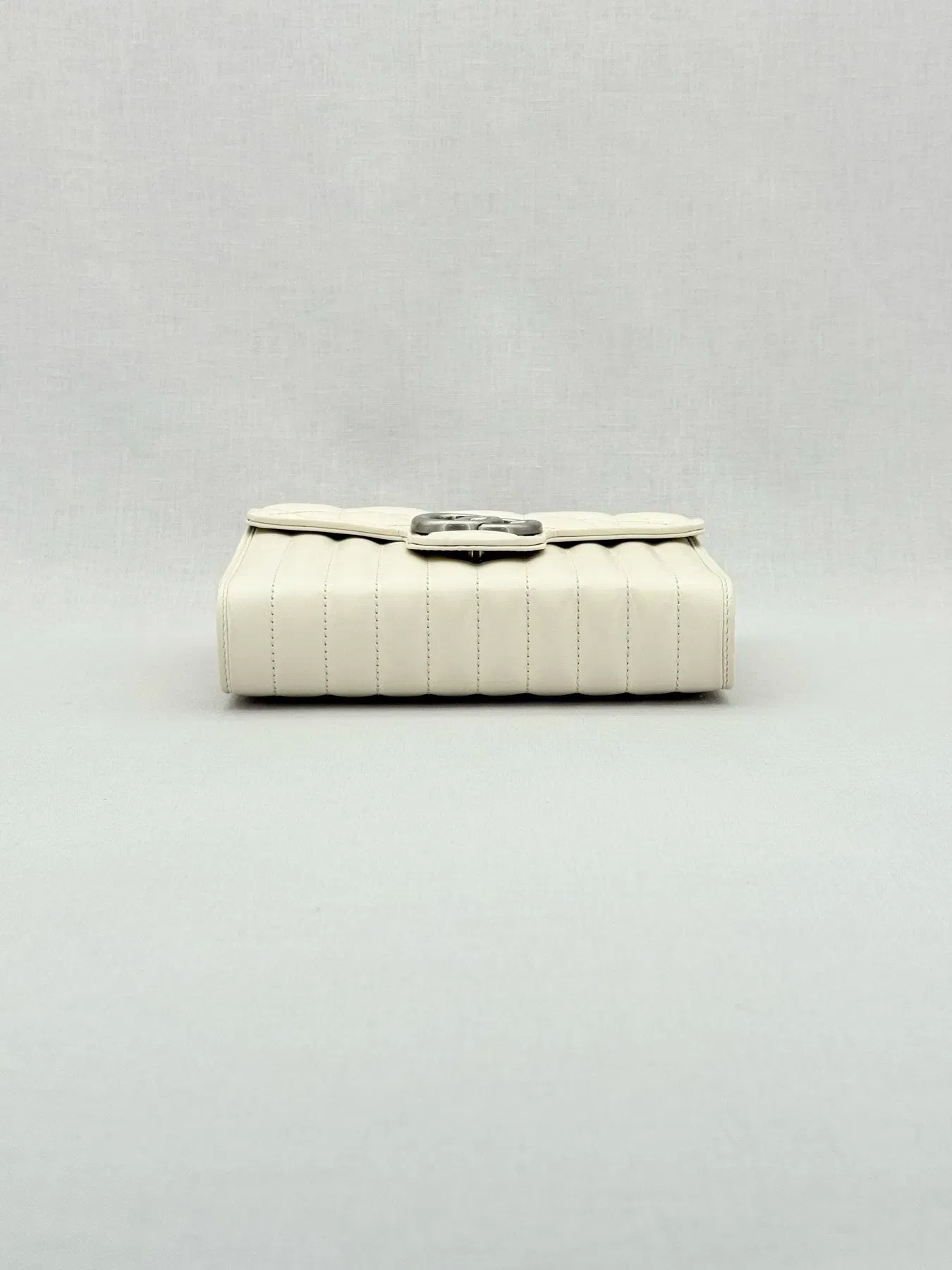 GUCCI GG Marmont White Shoulder Bag