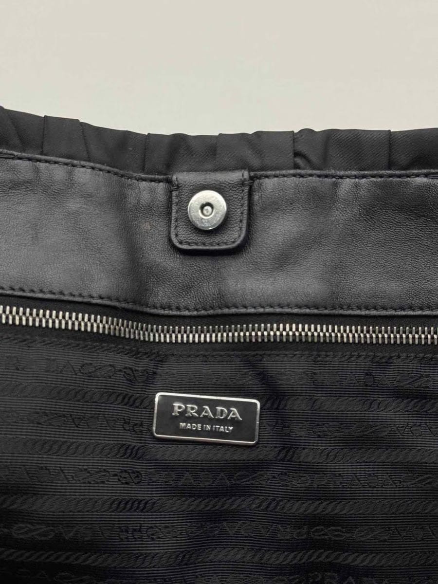 PRADA Tessuto Black Tote Bag