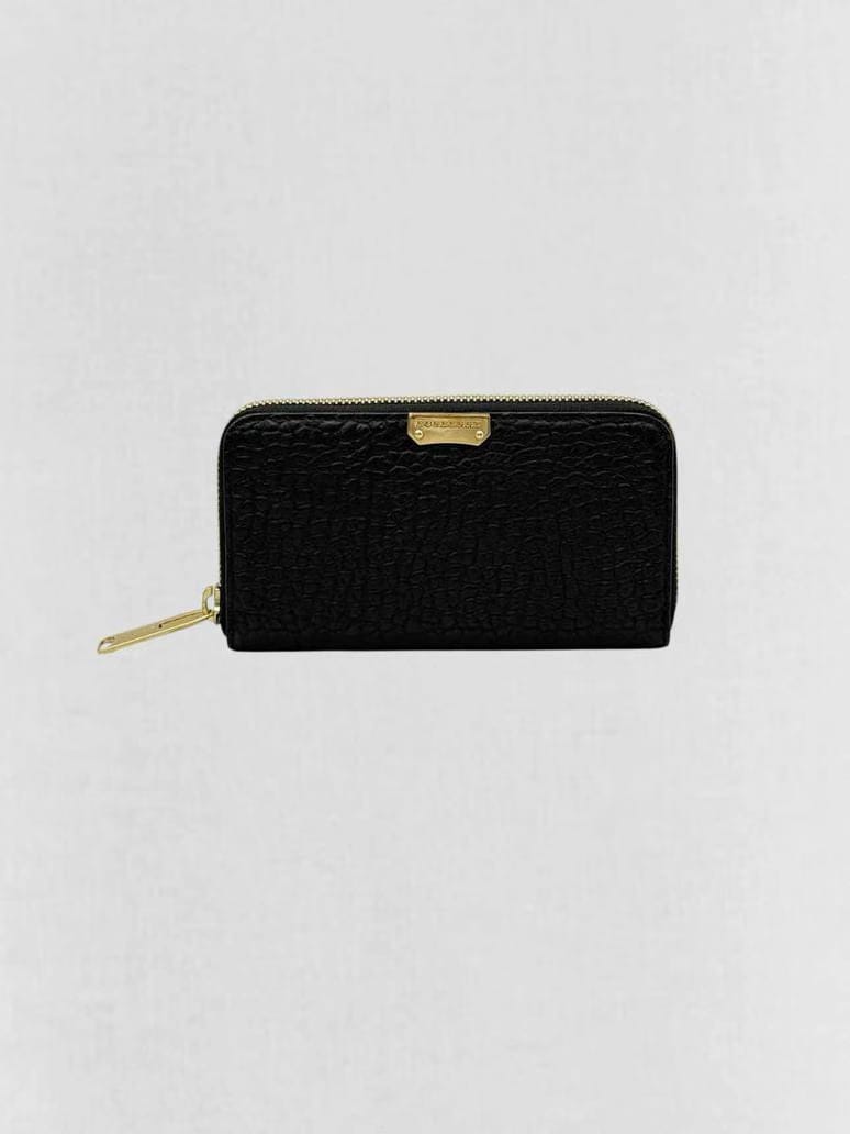 BURBERRY Black Continental Wallet