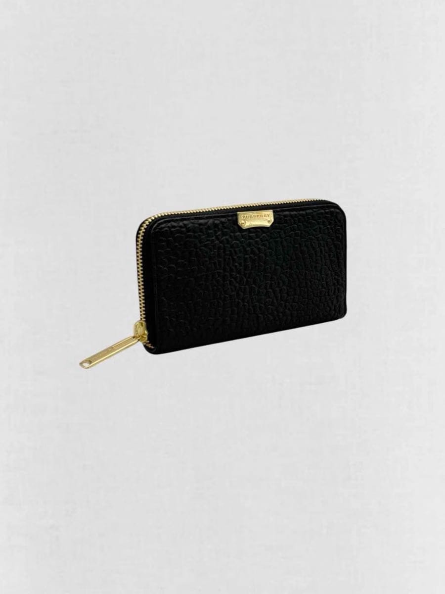BURBERRY Black Continental Wallet