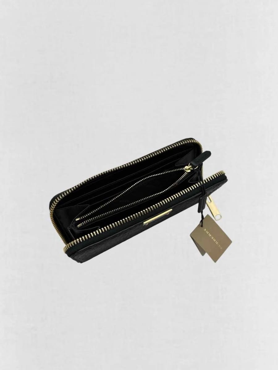 BURBERRY Black Continental Wallet
