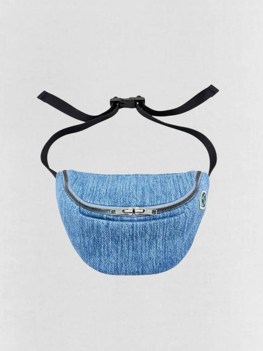 ARTIPOPPE Magic Blue Woven Belt Bag