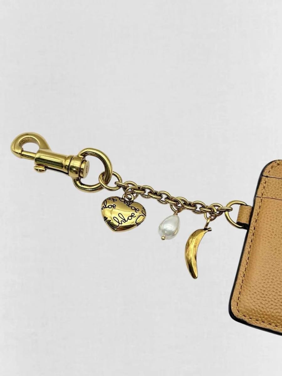 CHLOE Beige Card Holder