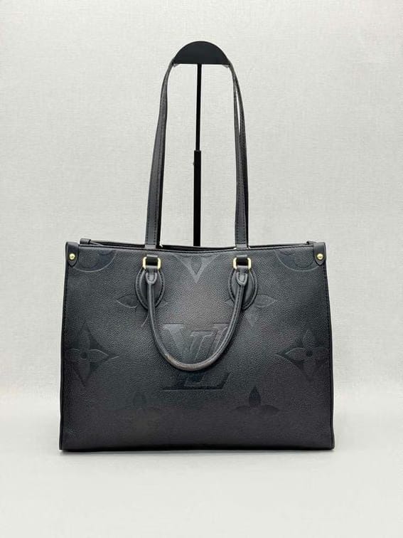 LOUIS VUITTON Onthego Black Tote Bag