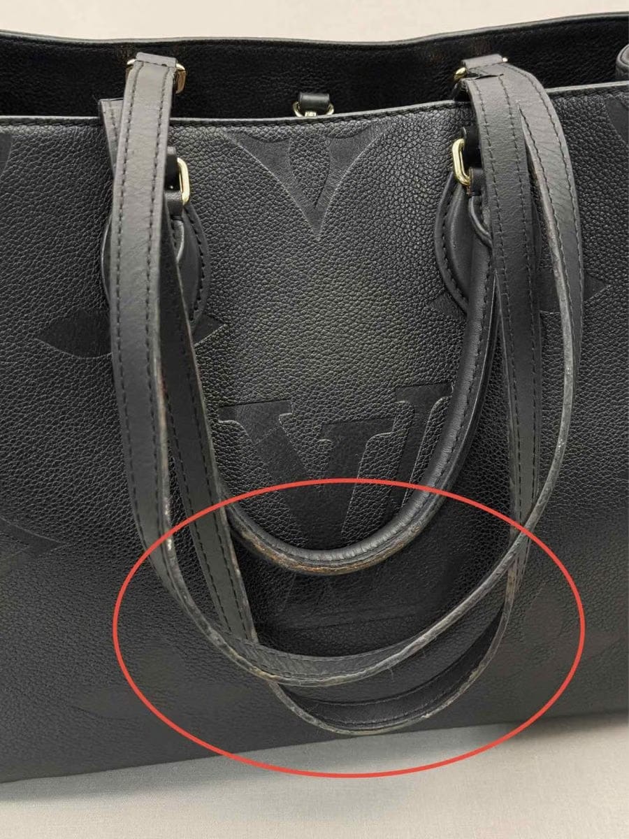LOUIS VUITTON Onthego Black Tote Bag