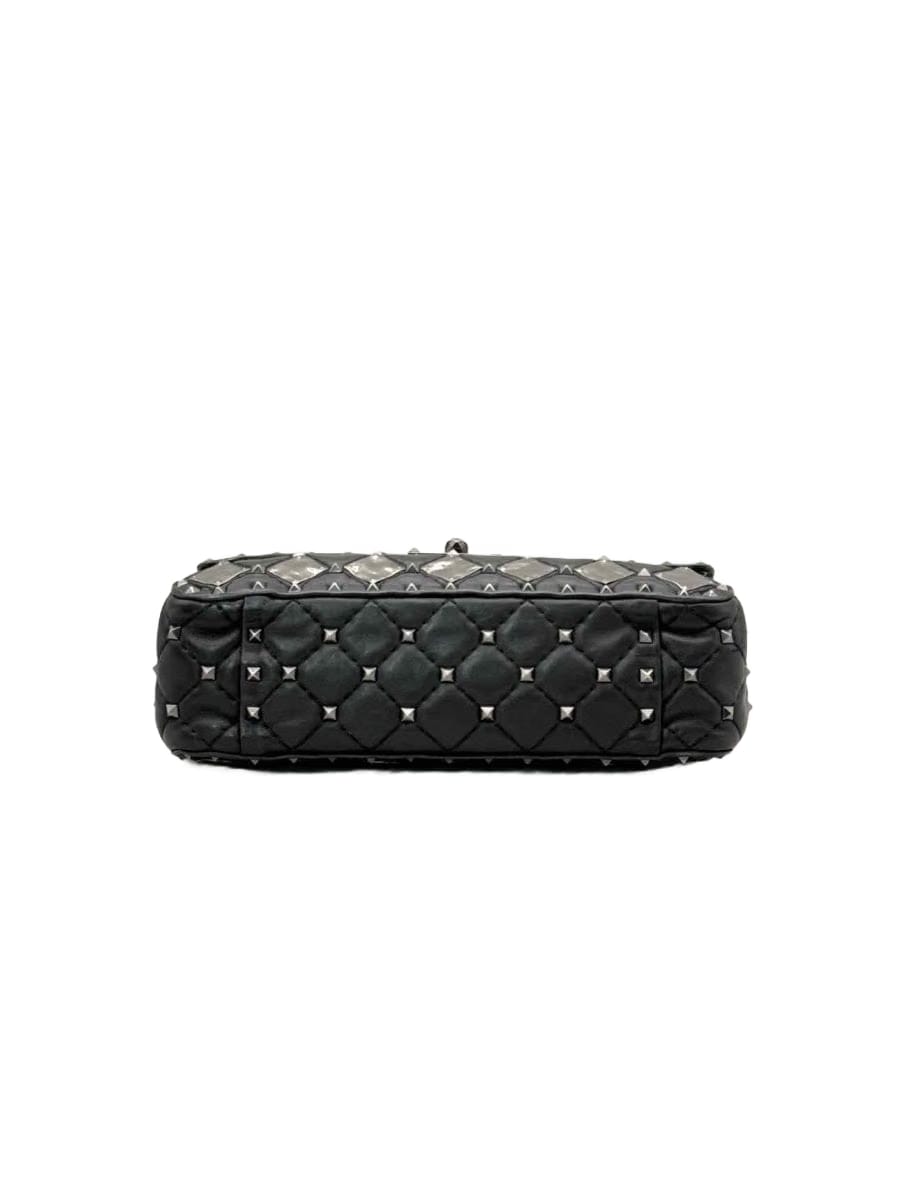 VALENTINO Rockstud Spike Black Shoulder Bag