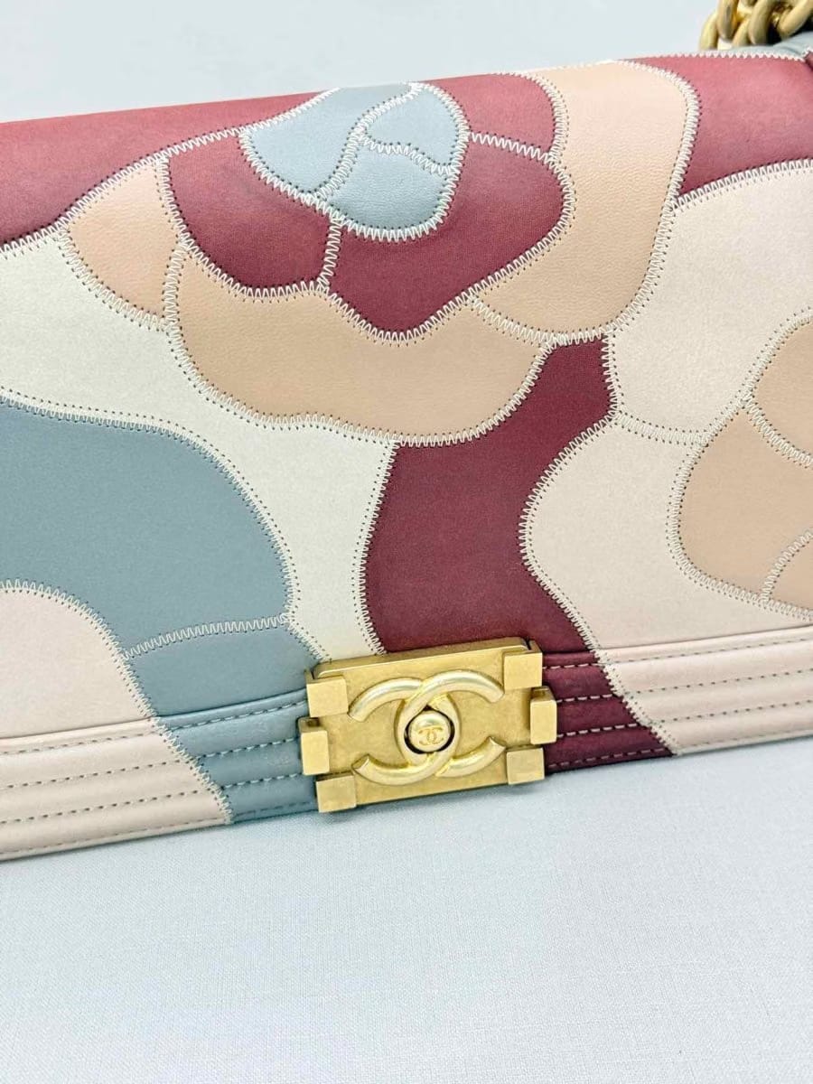 CHANEL Limited Edition Pink Multicolor Shoulder Bag
