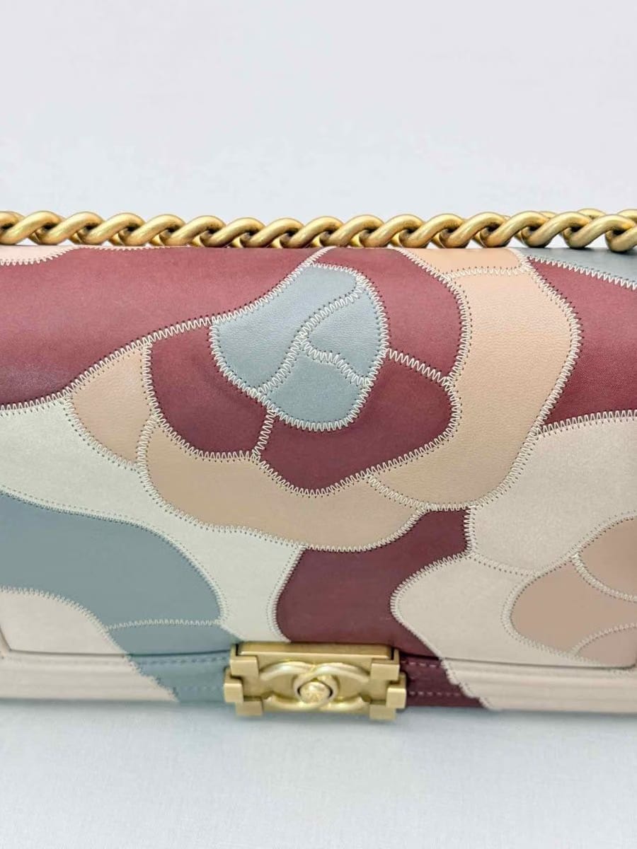 CHANEL Limited Edition Pink Multicolor Shoulder Bag