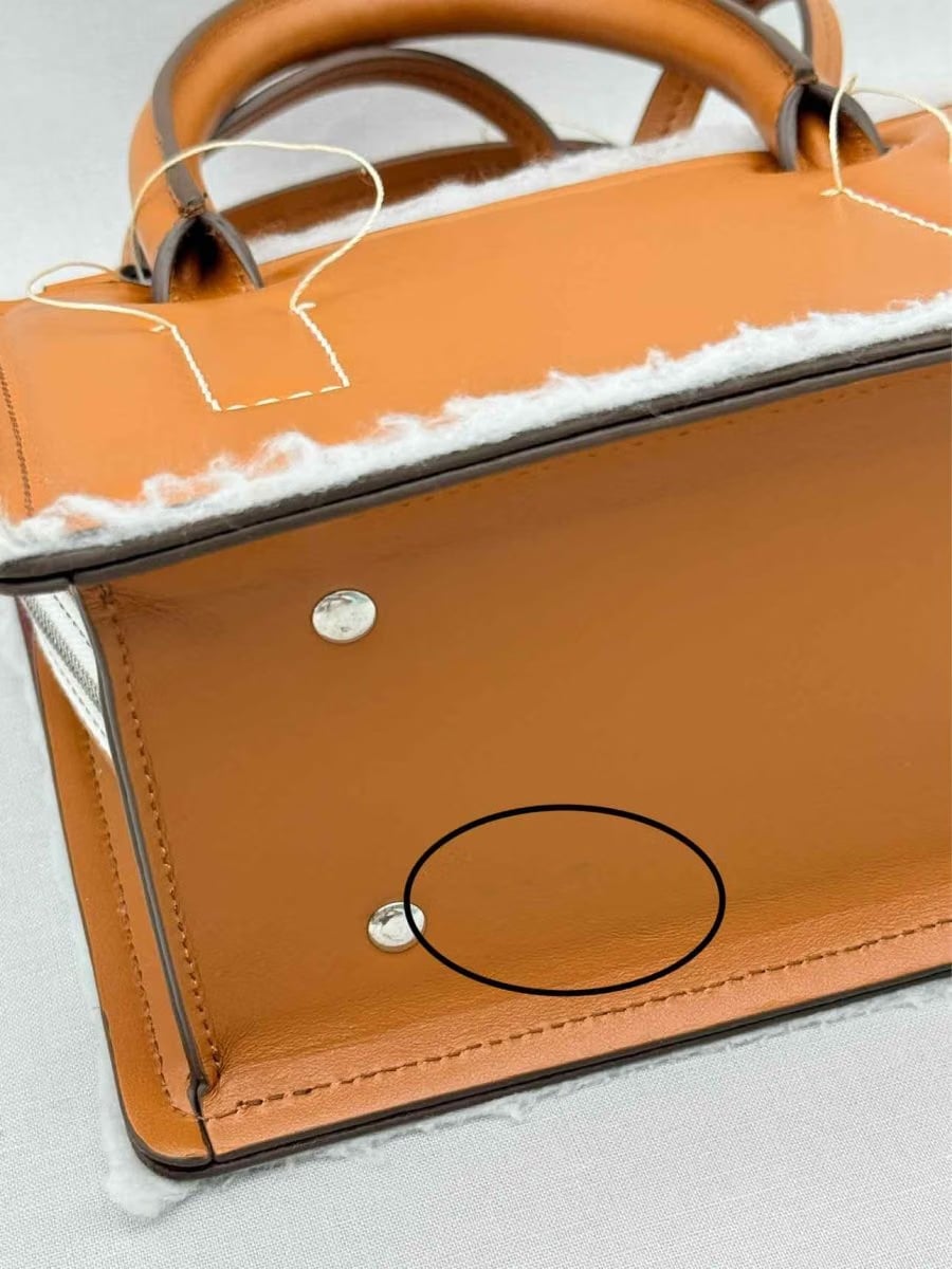 DENTRO Mini Otto Brown Tote Bag