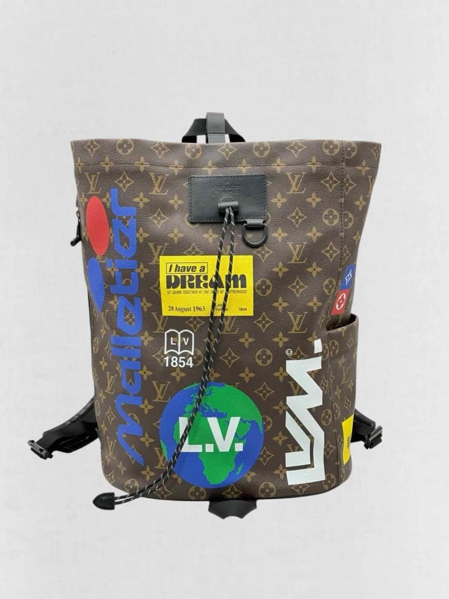 LOUIS VUITTON Limited Edition Brown Multicolor Backpack