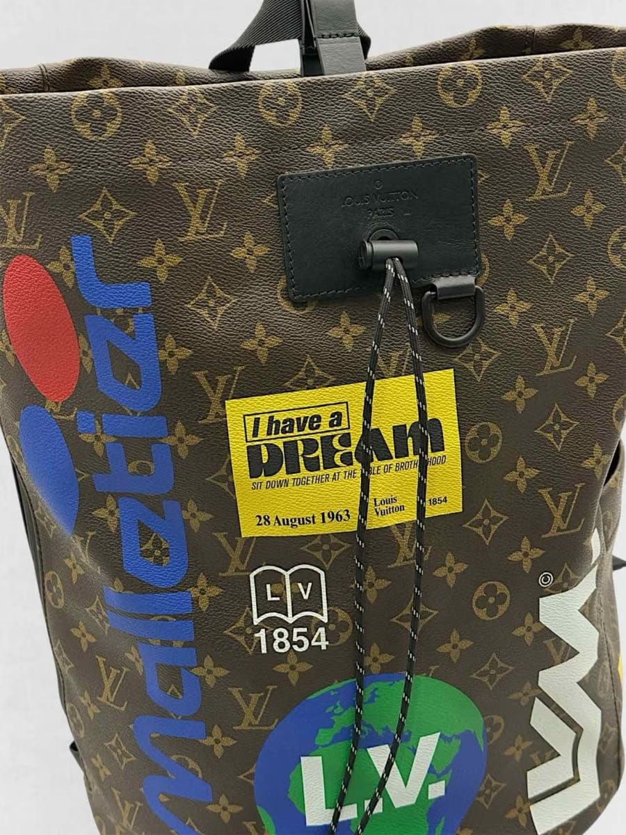 LOUIS VUITTON Limited Edition Brown Multicolor Backpack