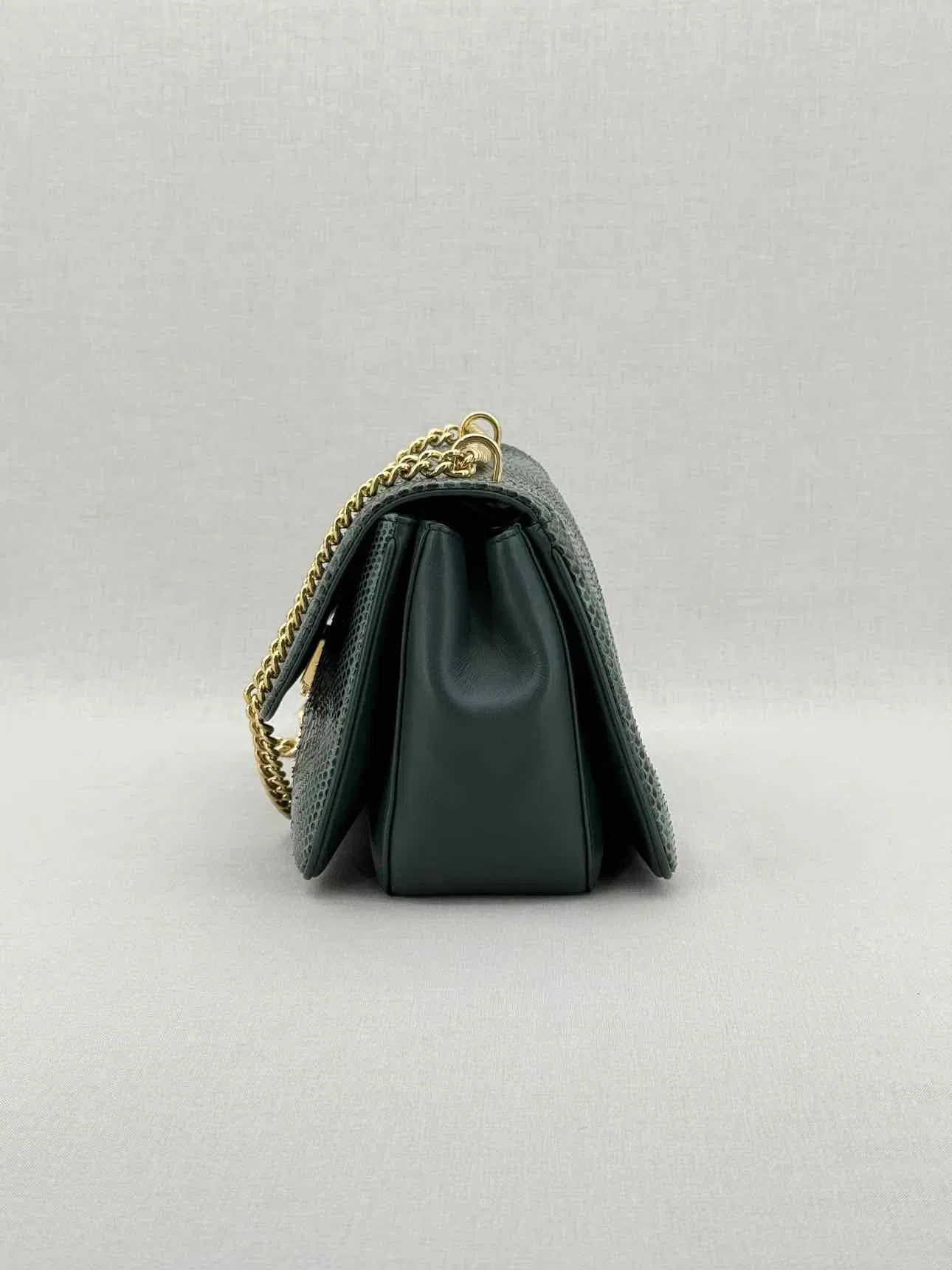 DOLCE & GABBANA Miss Margarita Green Shoulder Bag