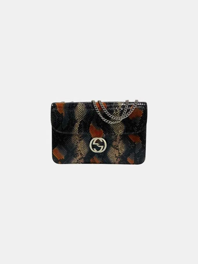 GUCCI Interlocking GG Multicolor Shoulder Bag