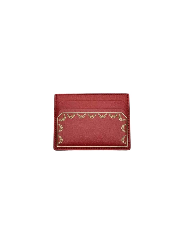 CARTIER Red Card Holder