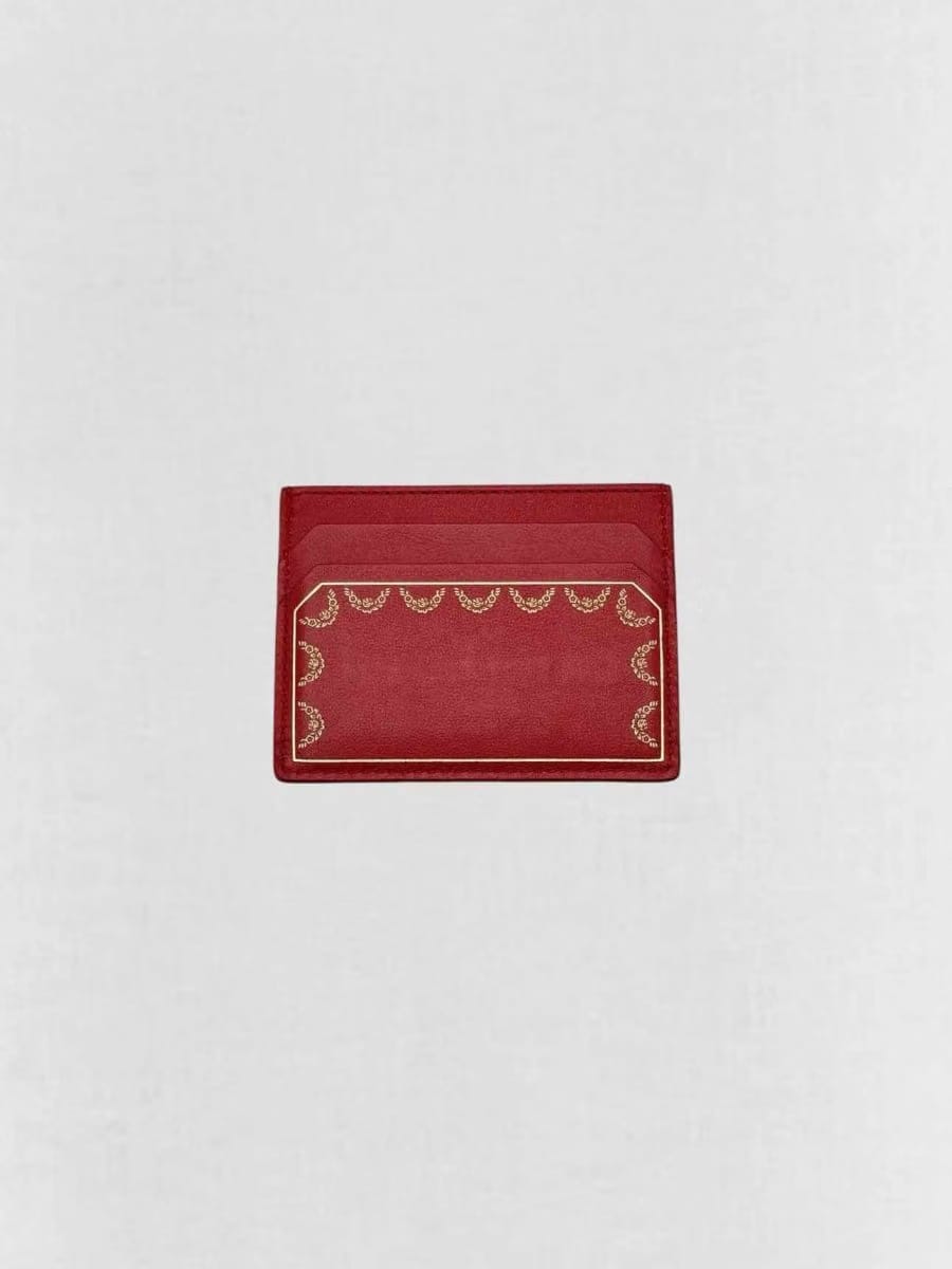 CARTIER Red Card Holder