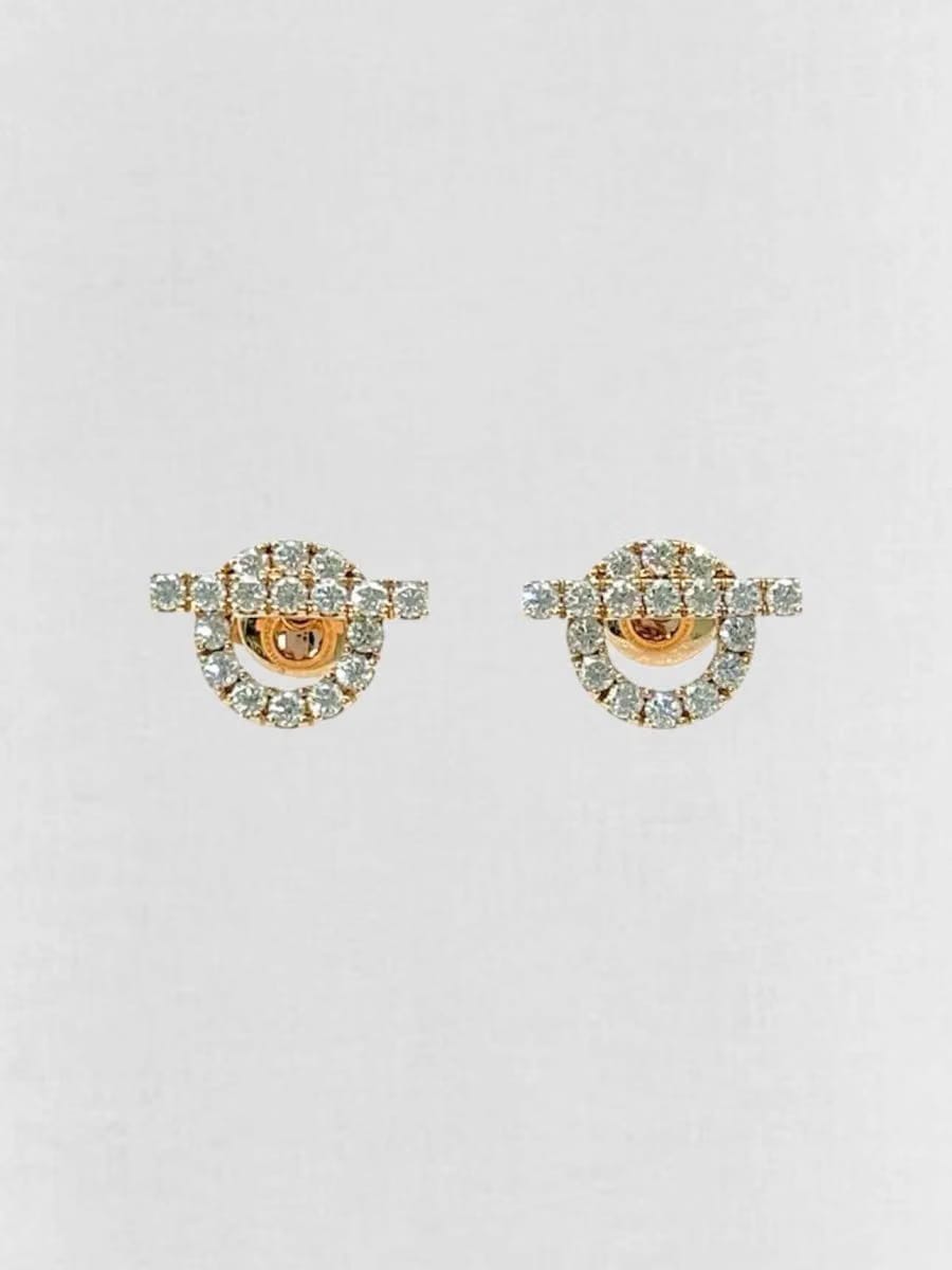 HERMES diamond Earrings