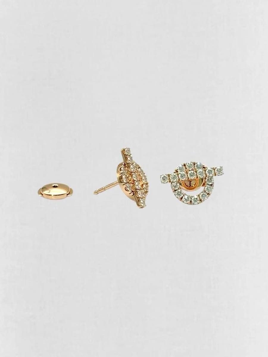 HERMES diamond Earrings