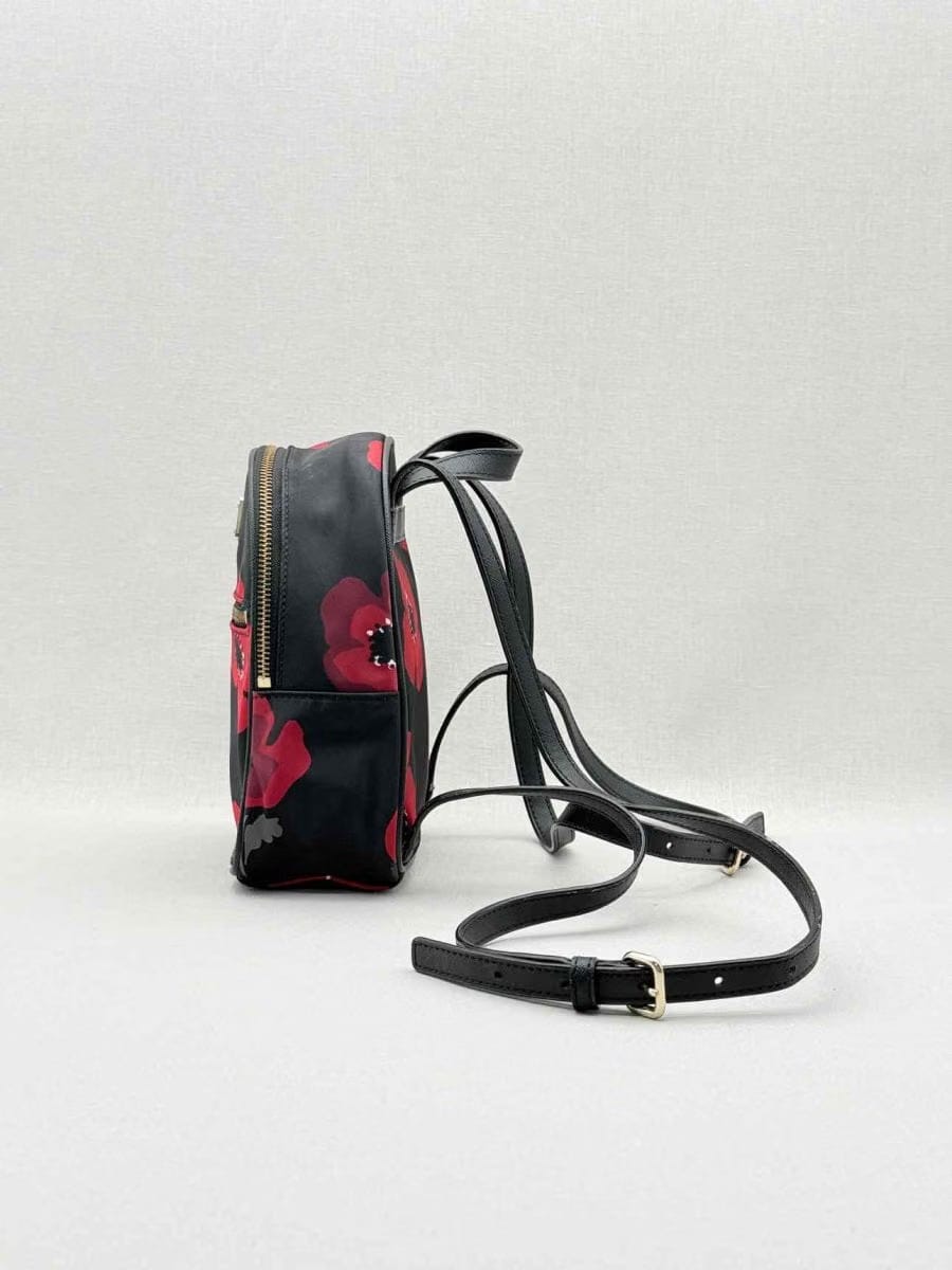 KATE SPADE Bradley Wilson Road Black Poppy Backpack
