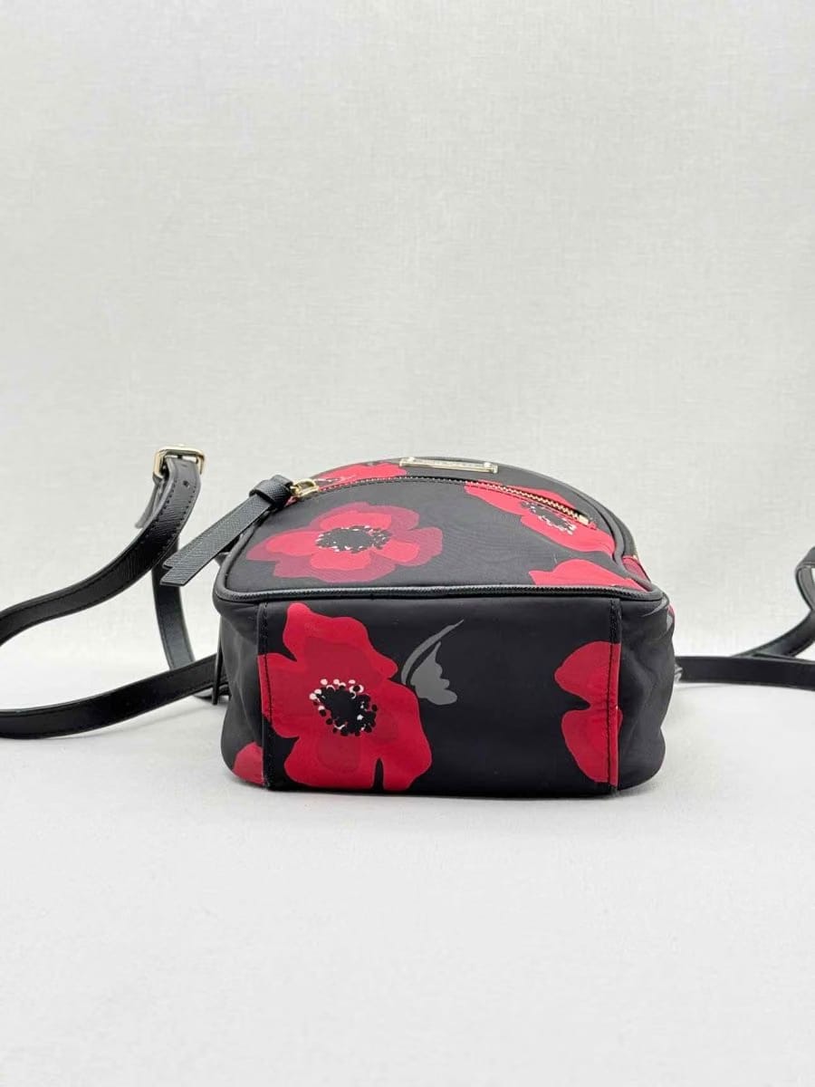 KATE SPADE Bradley Wilson Road Black Poppy Backpack