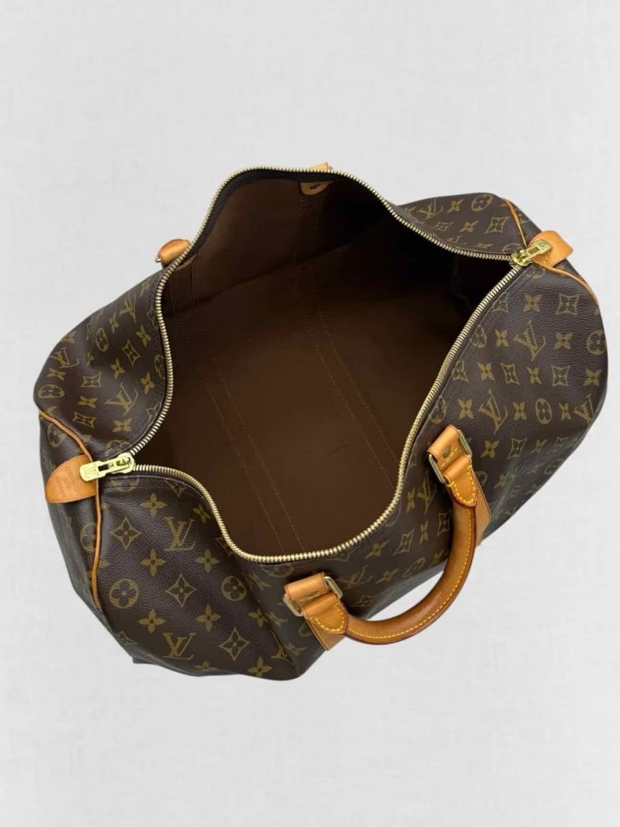 LOUIS VUITTON Keepall Brown Monogram Duffel bag