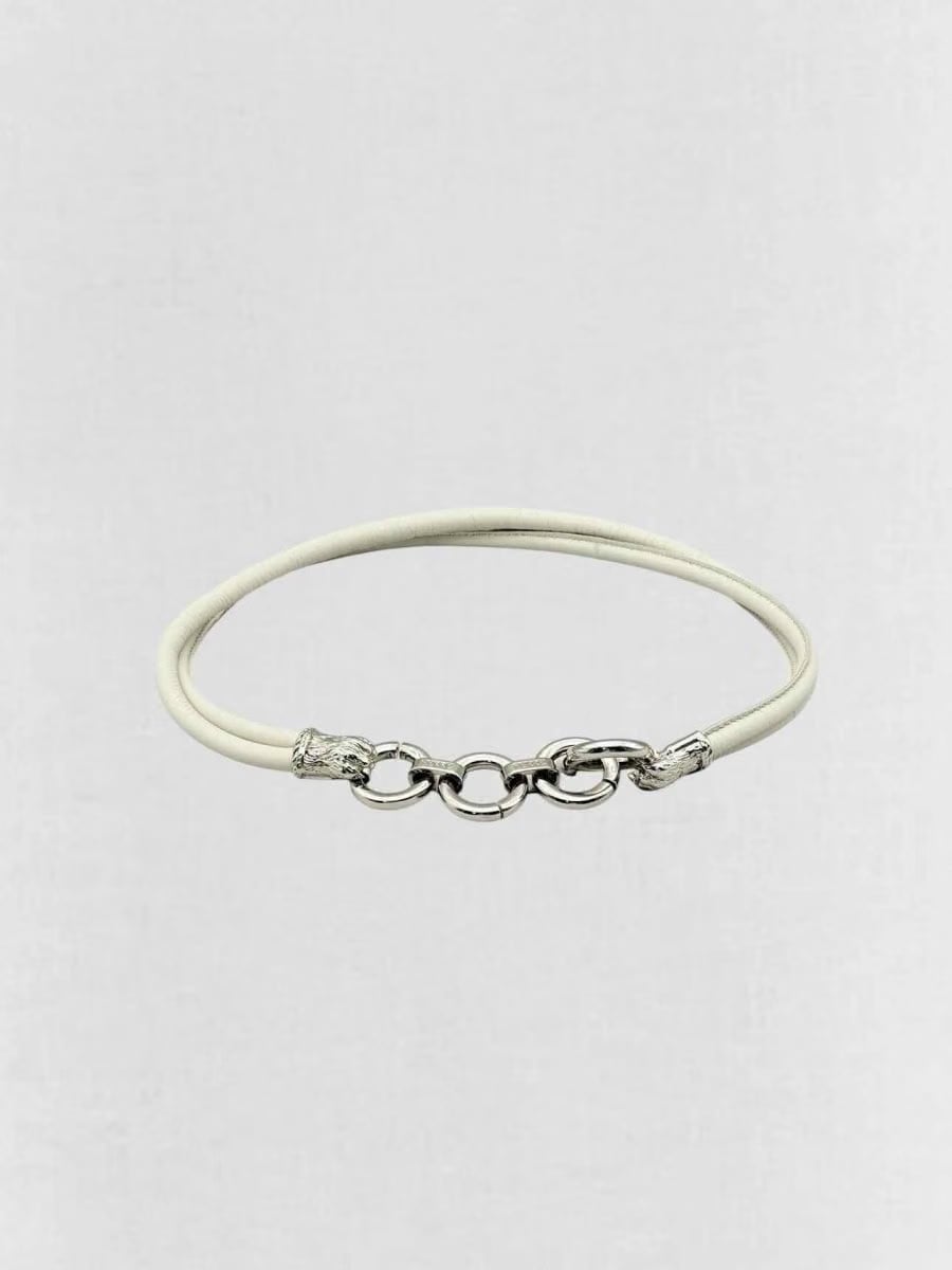 GIANFRANCO FERRE Off-white Chain Link Belt