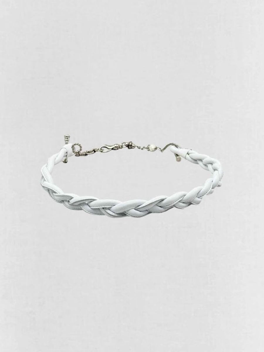 GIANFRANCO FERRE White Chain Link Belt