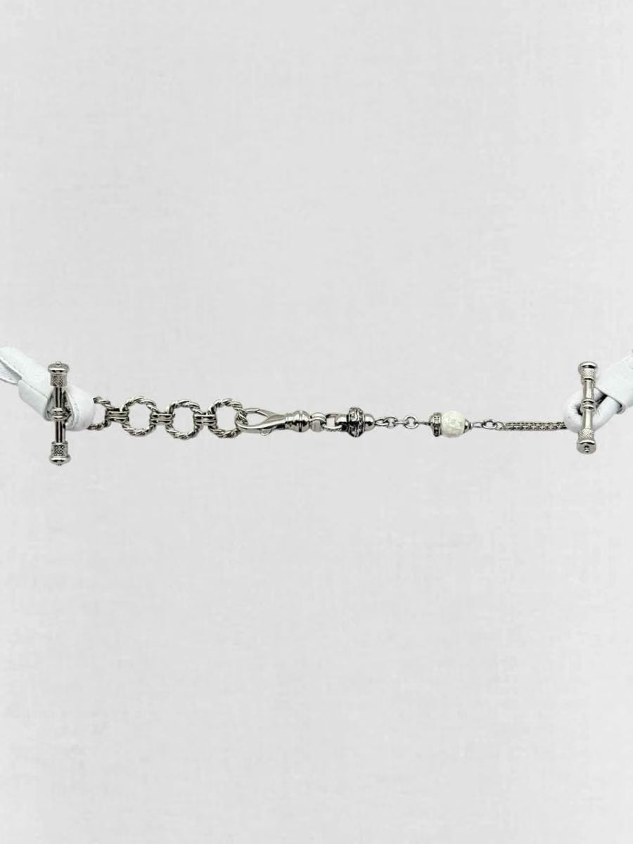 GIANFRANCO FERRE White Chain Link Belt