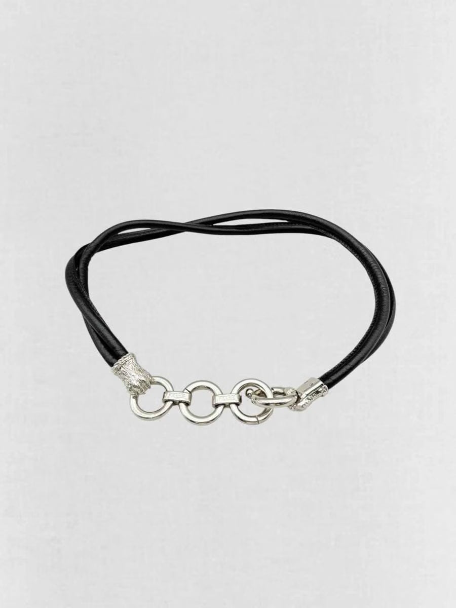 GIANFRANCO FERRE Black Chain Link Belt